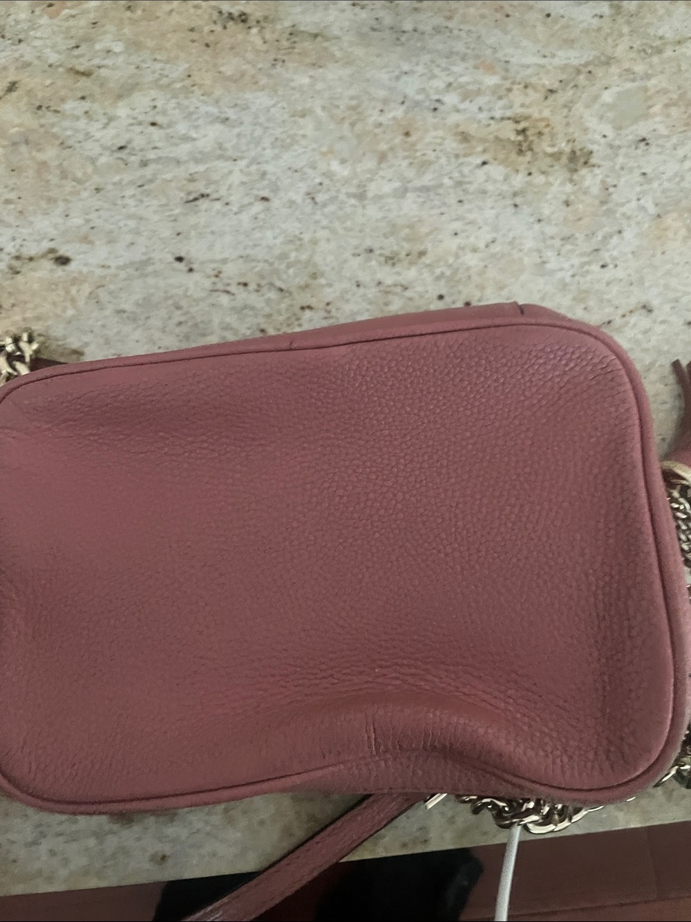 Michael Kors Dusty Rose Leather Tassel Crossbody Bag - Picture 4 of 9